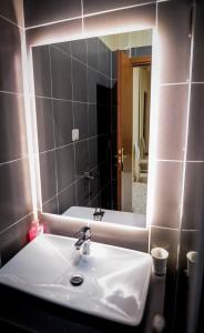 Koupelna v ubytování B&B Garibaldi