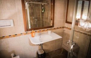 Koupelna v ubytování B&B Garibaldi