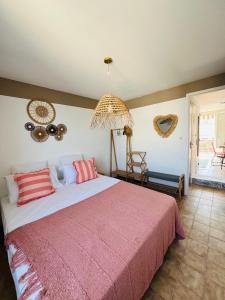 En eller flere senge i et værelse på Vue Mer et à 20m de la plage Parking SEALECQUES