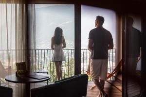 Balkón nebo terasa v ubytování SOLEA SÜDTIROL Boutique Hotel