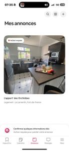 Posedenie v ubytovaní L'Appart des Orchidées