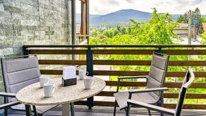 Nespecifikovaný výhled na hory nebo výhled na hory při pohledu z apartmánu