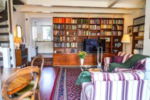 Knihovna v bed and breakfast