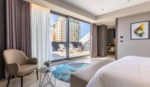 Postel nebo postele na pokoji v ubytování Barceló Fortina Malta