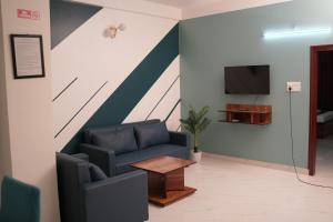 TV a/nebo společenská místnost v ubytování Nestify Luxe Apartment
