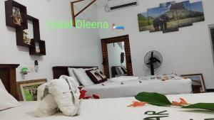 Postel nebo postele na pokoji v ubytování Oleena Home Stay