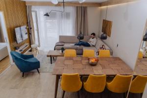 Posedenie v ubytovaní DivciCasa apartments Divčibare