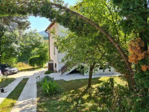 a view of a house from the garden at Villa M&E Oasis with Private Pool in Košelji
