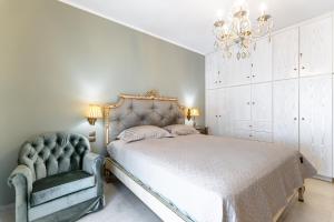 Vuode tai vuoteita majoituspaikassa Mythodea Luxury Villa