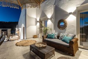 Oleskelutila majoituspaikassa Mythodea Luxury Villa
