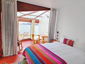 Voodi või voodid majutusasutuse Luquina Experience Lodge toas