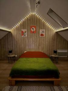 Katil atau katil-katil dalam bilik di Maisonnette en Baie de Somme