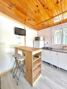 Kuchyň nebo kuchyňský kout v ubytování Camping Totana Park