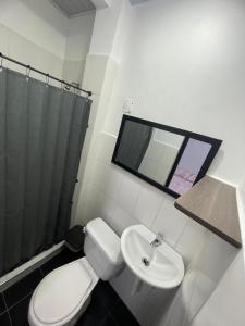 Koupelna v ubytování Hotel MONARCA
