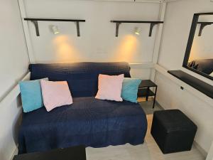 Posezení v ubytování Bunkbedroom