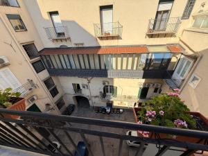 an view from the balcony of a building at HrD Luxury Rooms in Palermo