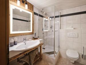 Baðherbergi á MOHR life resort