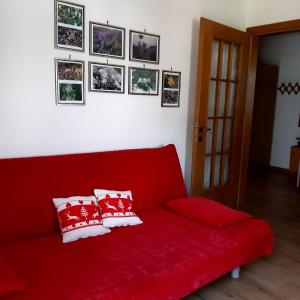 Posezení v ubytování DOLOMITI DA VIVERE