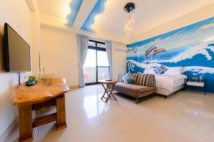 TV o dispositivi per l'intrattenimento presso BeautyFlower Cottage
