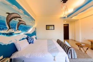 Letto o letti in una camera di BeautyFlower Cottage