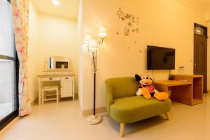TV o dispositivi per l'intrattenimento presso BeautyFlower Cottage