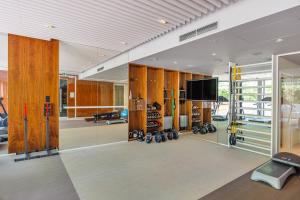Posilňovňa alebo fitness centrum v ubytovaní Nadmorski Park Premium