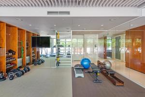 Posilňovňa alebo fitness centrum v ubytovaní Nadmorski Park Premium