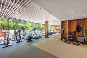 Posilňovňa alebo fitness centrum v ubytovaní Nadmorski Park Premium