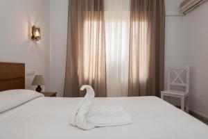 Cama o camas de una habitación en Costa De La Luz