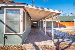 awning over a porch of a house at Updated Downtown home next to NAU in Flagstaff
