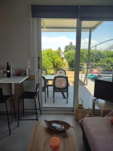 Balkón nebo terasa v ubytování Lemon Loft