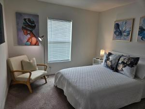 Ένα ή περισσότερα κρεβάτια σε δωμάτιο στο Villa Paz