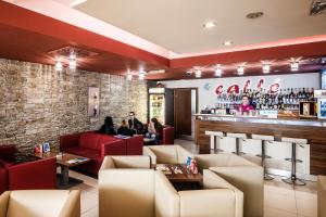 
Lounge nebo bar v ubytování Hotel Comfort with free Wellness and Fitness Centrum
