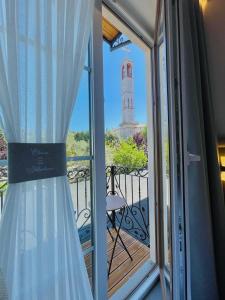 Balkón nebo terasa v ubytování Oborri Shkodran Boutique Hotel