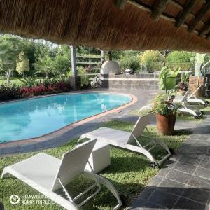Bazén v ubytování Sunbirds Lodge Chobe nebo v jeho okolí