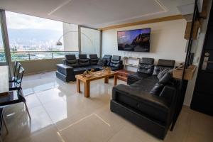 Istumisnurk majutusasutuses Penthouse Stay & Relax Itagui