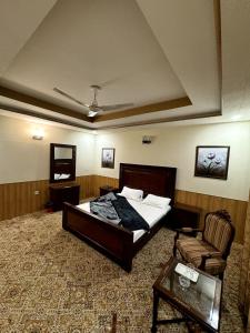 Highland Club Balakot客房内的一张或多张床位