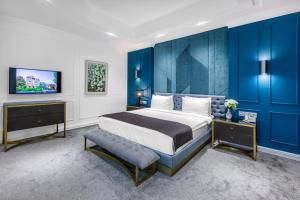 Postel nebo postele na pokoji v ubytování Ivy Garden Hotel Baku