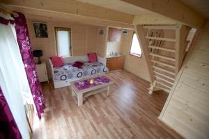 Χώρος καθιστικού στο Apartamenty Żywiec
