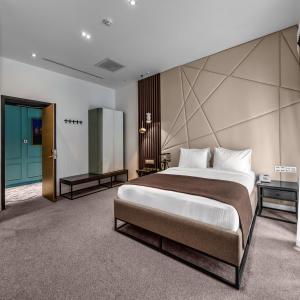 Postel nebo postele na pokoji v ubytování Ivy Garden Hotel Baku