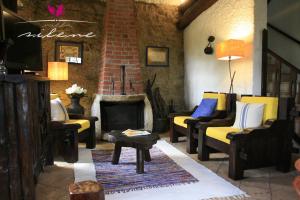 Uma rea de estar em Villa Silene