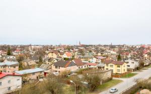 Nespecifikovaný výhled na destinaci Liepāja nebo výhled na město při pohledu z hotelu
