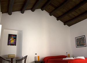 Posezení v ubytování B&B Amphisya