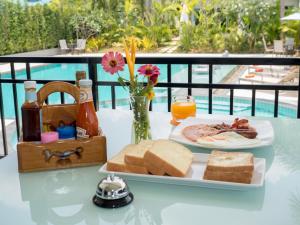 Jídlo v vily nebo okolí