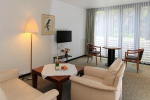 TV a/nebo společenská místnost v ubytování Hotel Hirschen