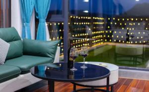 Χώρος καθιστικού στο Mysig Resort