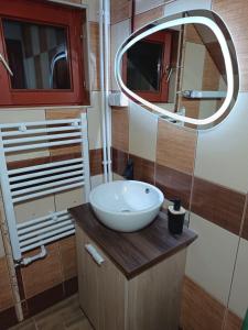 Vannituba majutusasutuses Casa Sóhegy Praid