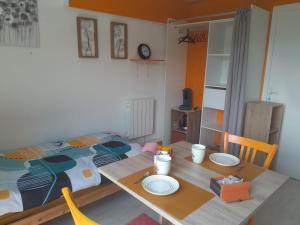 Χώρος καθιστικού στο chambre Haut jura