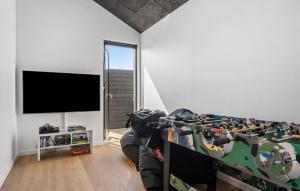 Beautiful Home In Haderslev With Sauna的电视和/或娱乐中心