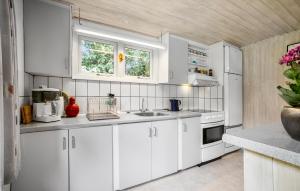 Kuchyň nebo kuchyňský kout v ubytování 3 Bedroom Stunning Home In Tarm